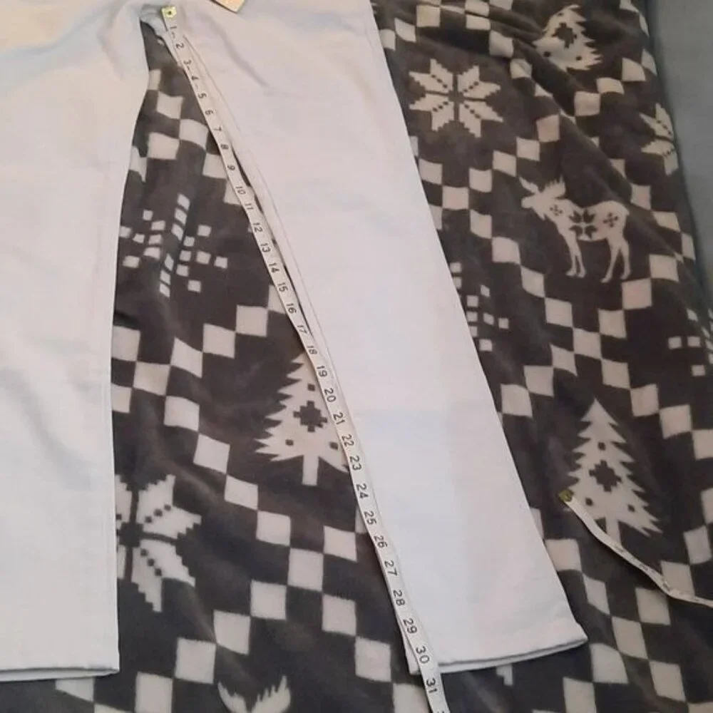 Klip Jeans NWT White Rhinestone 5 Pocket Low Rise Skinny Denim Jeans Size 7 - Picture 5 of 16